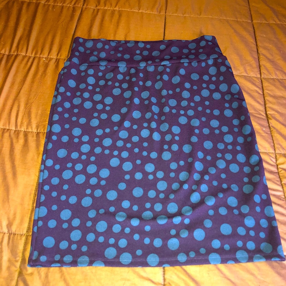 Lularoe 3xl Cassie, EUC, dark blue and blue